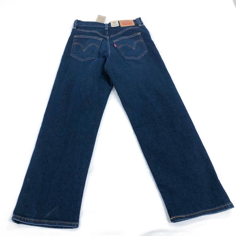 Levi's Ribcage High Rise Buttonfly Straight Ankle Jeans - Picture 5 of 6
